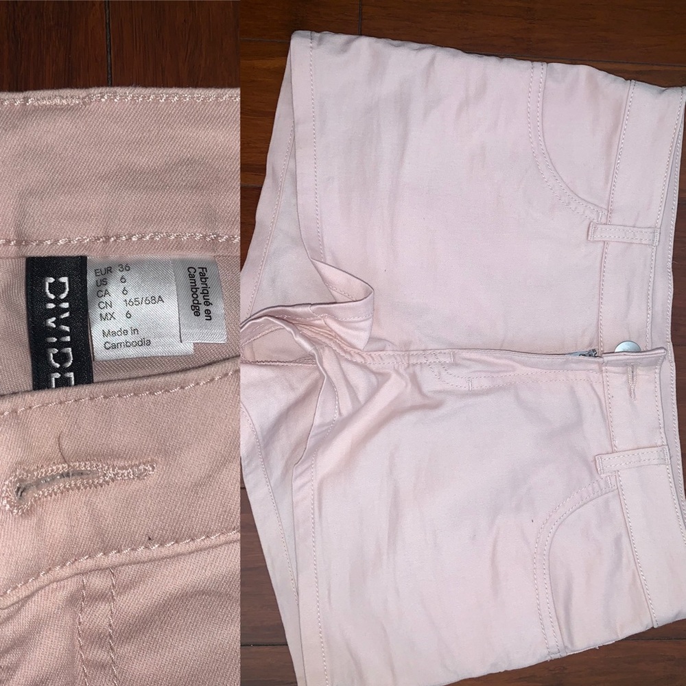 Light pink shorts